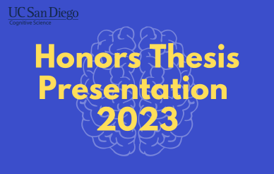 CogSci Honors Thesis Presentation 2023